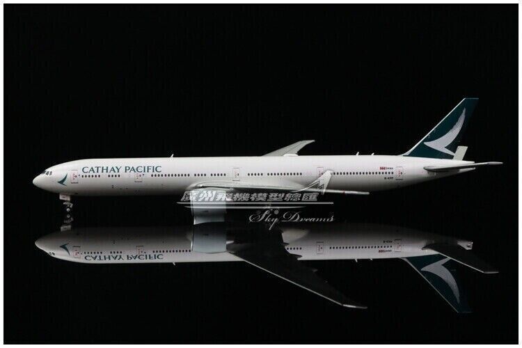 1:400 JC Wings CATHAY PACIFIC BOEING 777-300ER Passenger Airplane Diecast Model