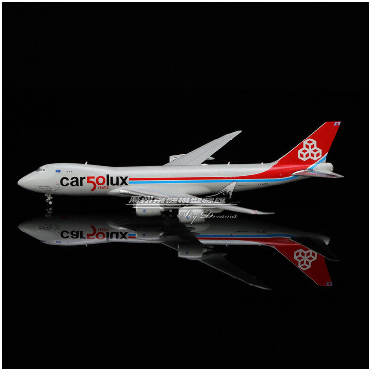 1:400 JC Wings Cargolux Boeing 747-8F 50 Years Livery Diecast Aircraft Model
