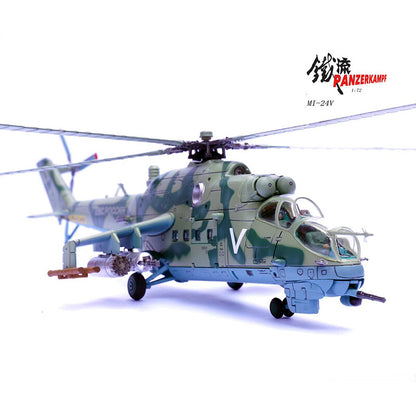 1:72 Panzerkampf Mi-24V Sudden attack on Kyiv 2022 Helicopter Diecast Model