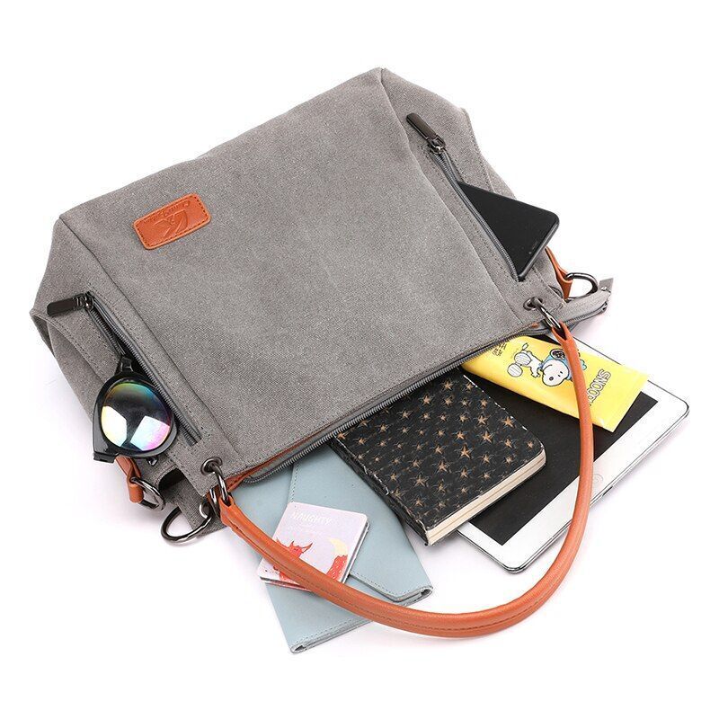 Luxury Bag Shoulder Crossbody Purse Canvas Messenger Purse Handbag Polyester