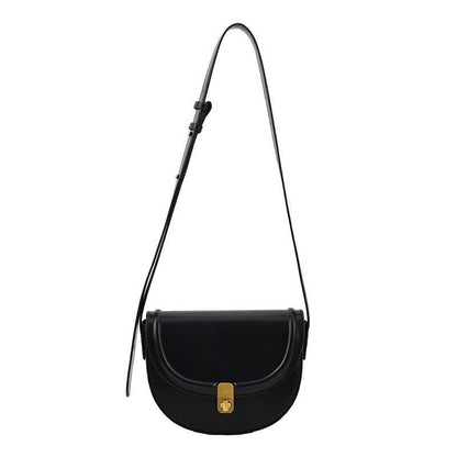 Shoulder Bag Versatile Bag Winter Texture Niche Saddle Bag Polyester Purse 1 PC