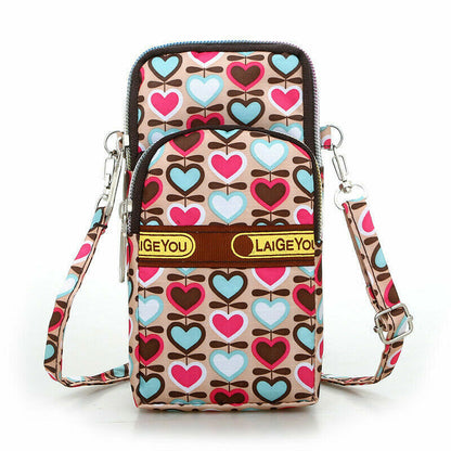 Mini Single Shoulder Bag Summer Sports Wrist Arm Bag Back Crossbody Bag