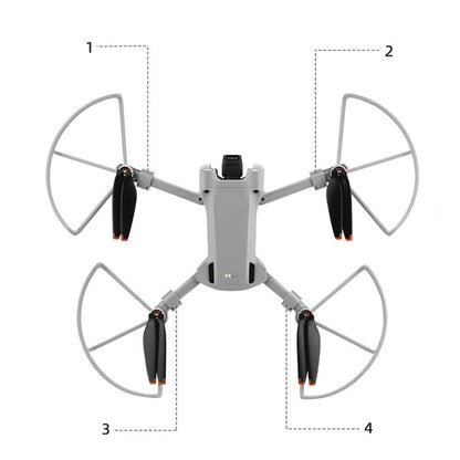 4Pcs Propellers Blades Protectors Props Guards for DJI Mini 3 Pro Drone Parts xx