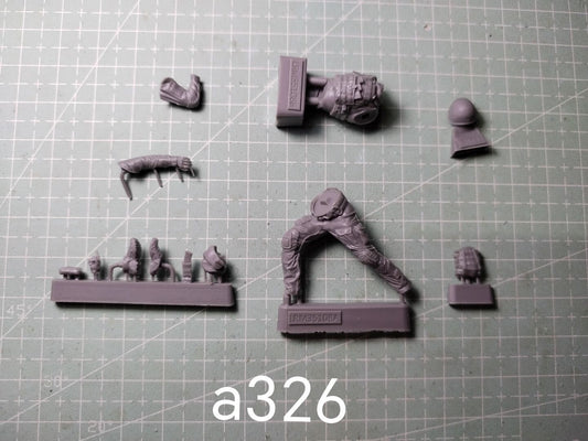 1/35resin figures model kit Resin Modern Soldier Gunner 1man A326