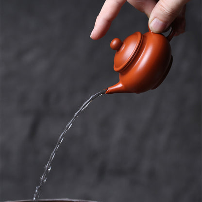 90ml Chaozhou Real Yixing Zisha Level Small Tea Pot Zhu Clay Good Sealed Pot