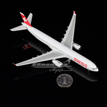 1:400 Phoenix SWISS AIRBUS A330-300 Passenger Airplane Diecast Aircraft Model