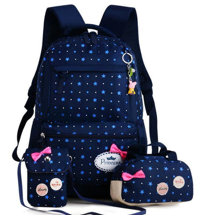 Backpack Girls Kids School Bags 3 Pcs/Set Schoolbag School Rucksack