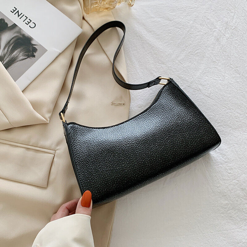 Underarm Bag New Pu Leather Shoulder Bag Texture Handbags for Women