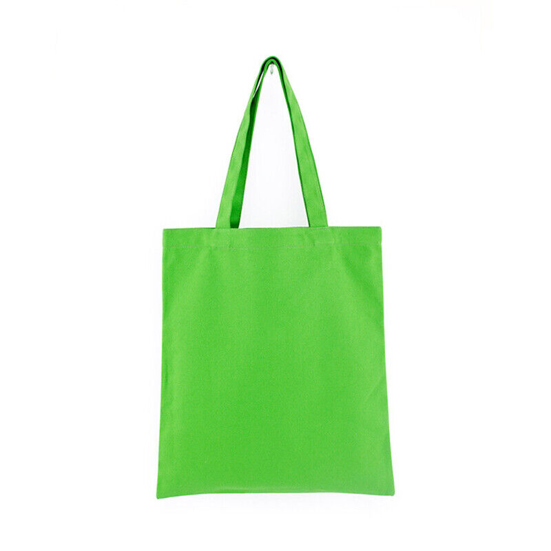 Solid Color Canvas Bags Shopping StorageBags Tote Bag Eco-friendly Shopping Bags