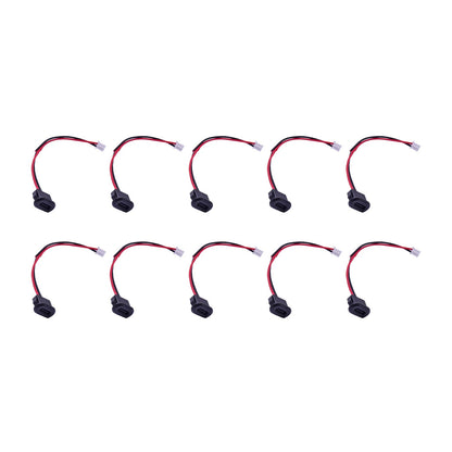 10PCS Type C Female Pigtail Cable to 2 Pin Wire Connecter Fast Charging Port A