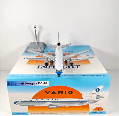 1:200 InFlight VARIG DC-10 PP-VMA Passenger Airplane Diecast Plane Model