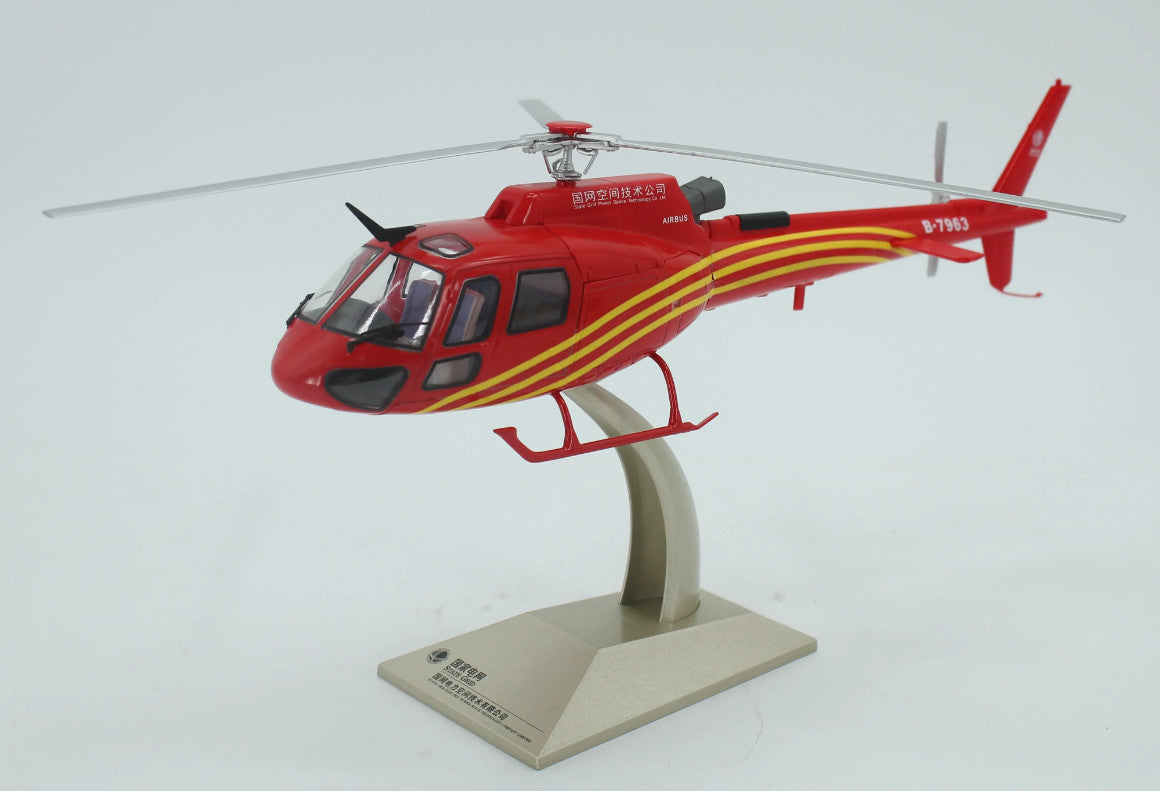 1:32 42CM State Grid H125 Squirrel Helicopter Aeroplane Diecast Aircraft Model