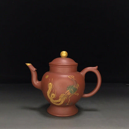 vintage chinese yixing purple clay teapot zisha ceremony teaware collection rare