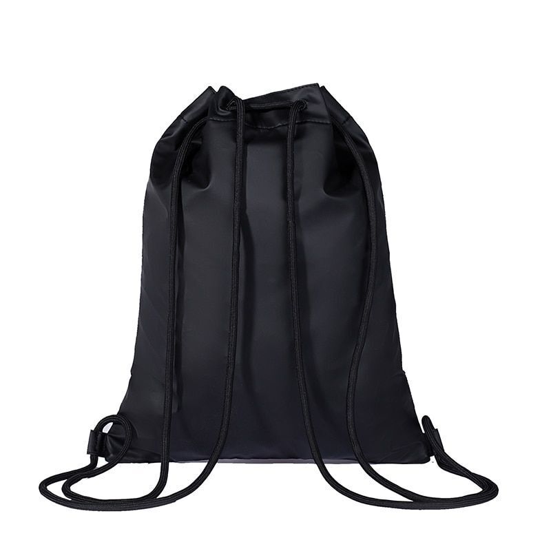 Drawstring Backpack Holographic Luminous Geometric Backpack School Bag 30*3*37CM