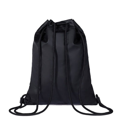 Drawstring Backpack Holographic Luminous Geometric Backpack School Bag 30*3*37CM