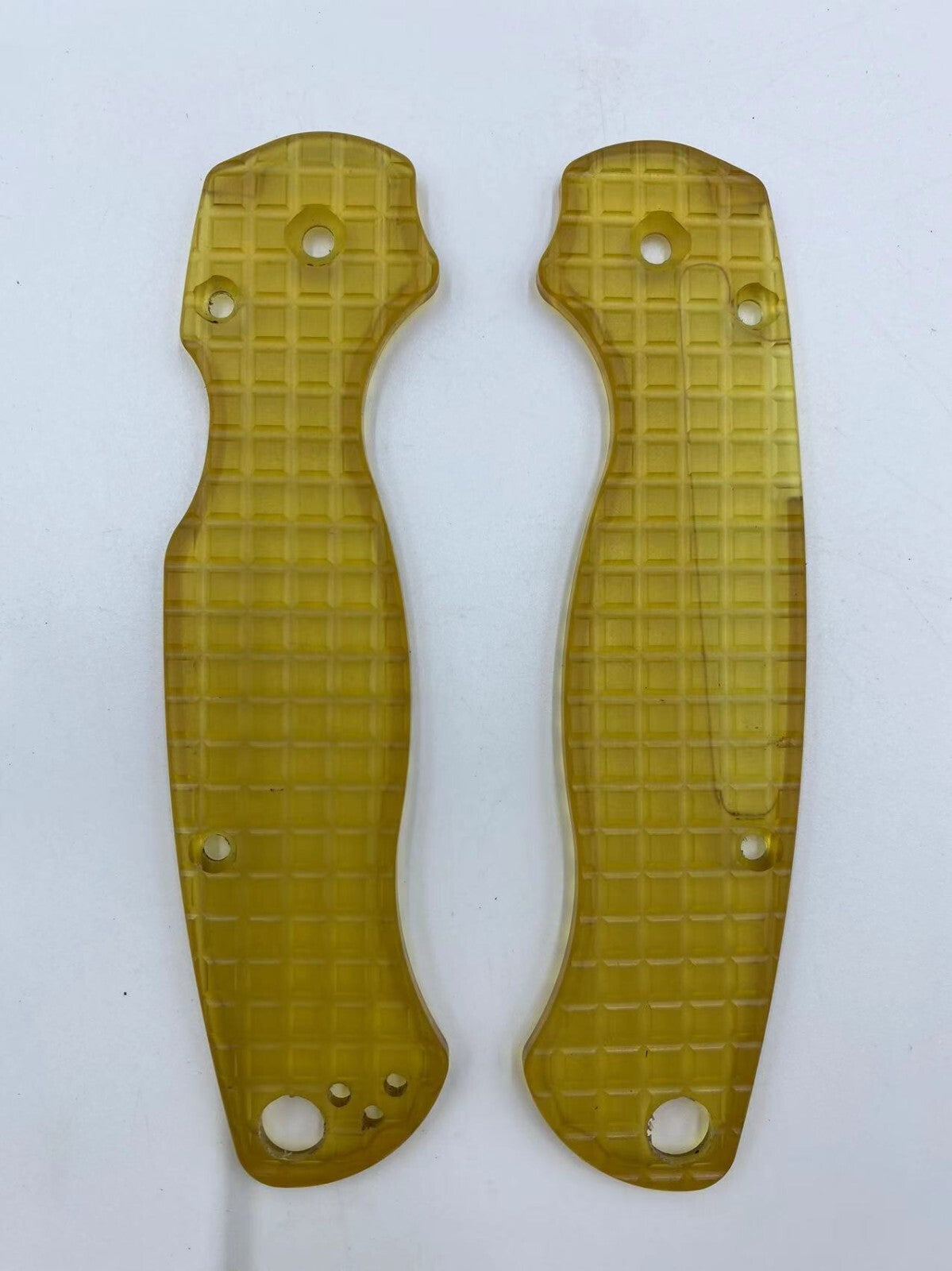 1 Pair PEI Material Knife Handle Scales for Spyderco C81 Para 2 Folding Knives