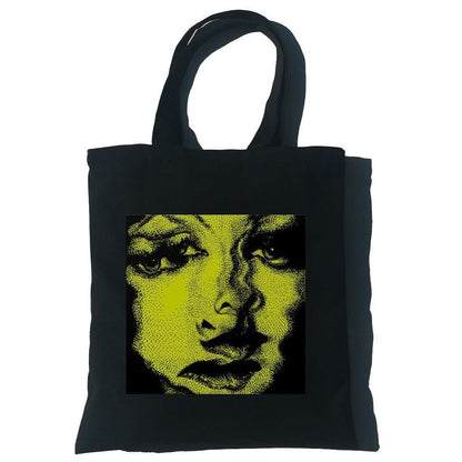 Punk Vintage Large Cartoon Canvas Bag Gothic Shopper Bag Shoulder Bag Pocket 1PC