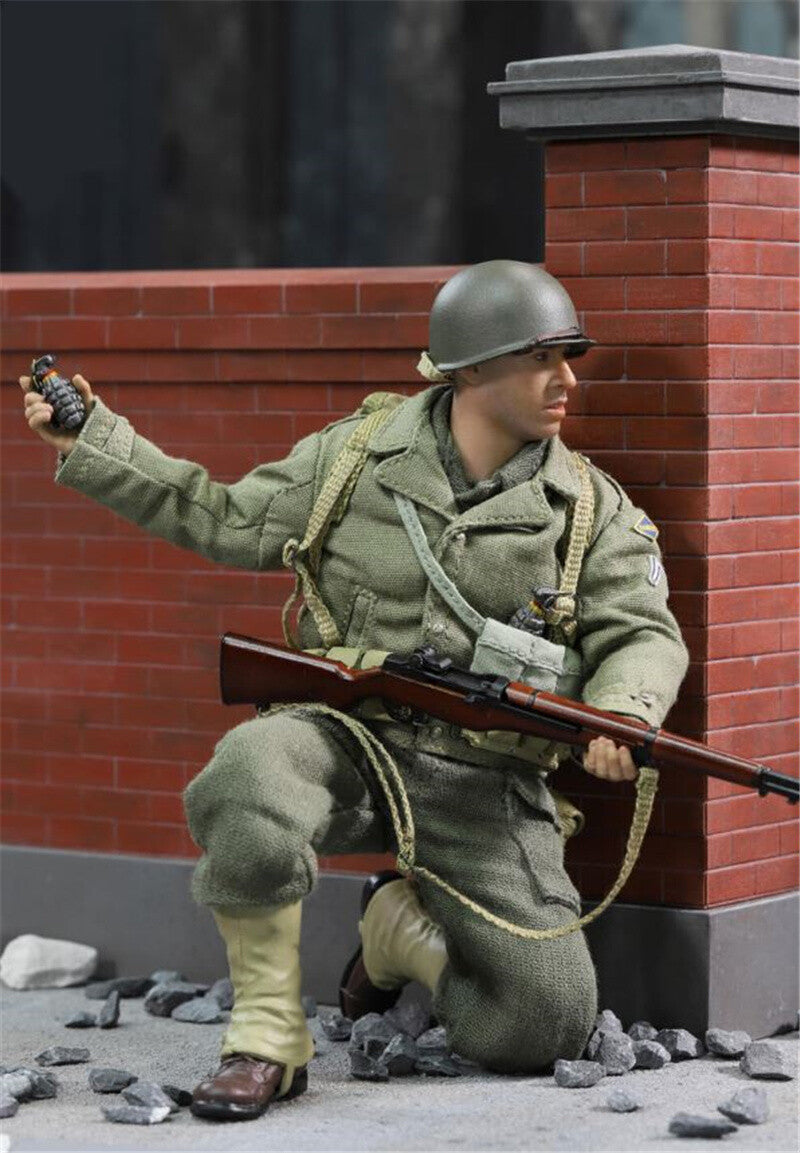 DID Palm Hero Series WWII US 2nd Ranger Battalion 3rd Private Caparzo 1/12 Model