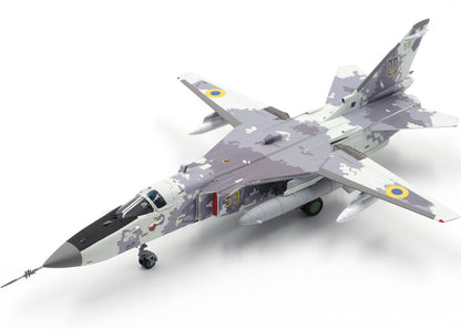 1:72 Calibre Wings SU-24MR Ukrainian Digital Fencer Fighter Diecast Plane Model