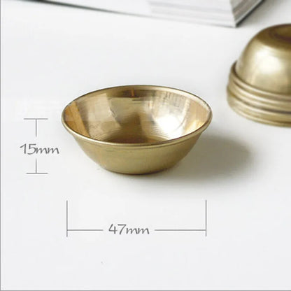 Copper Tibetan Bowl Buddha Disciples to Supply Water Meditation Brass Cup 7Set