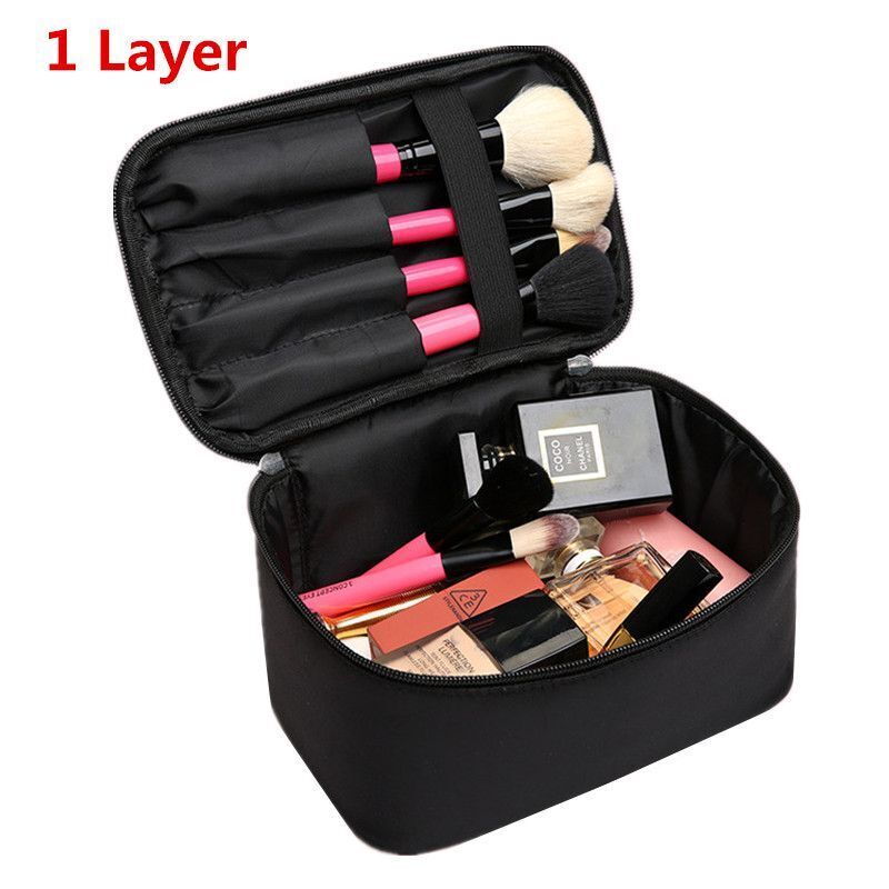 Large Cosmetic Bags Box Waterproof Oxford Make up Case Traveling Organizer Pouch