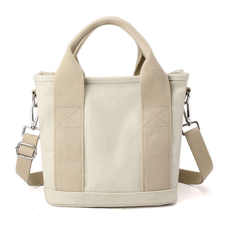 Women Canvas Tote Bag Large Capacity Handbags & Shoulder Bags Crossbody Zip