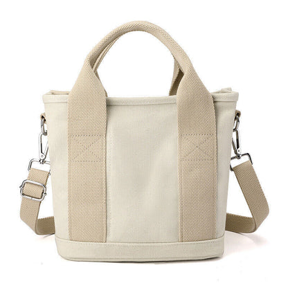Women Canvas Tote Bag Large Capacity Handbags & Shoulder Bags Crossbody Zip