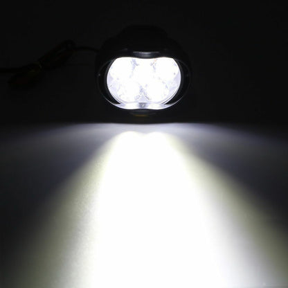 Motorcycles Headlight 2Pcs 6500k Super Bright 6 LED Working Spot Light Motorbike