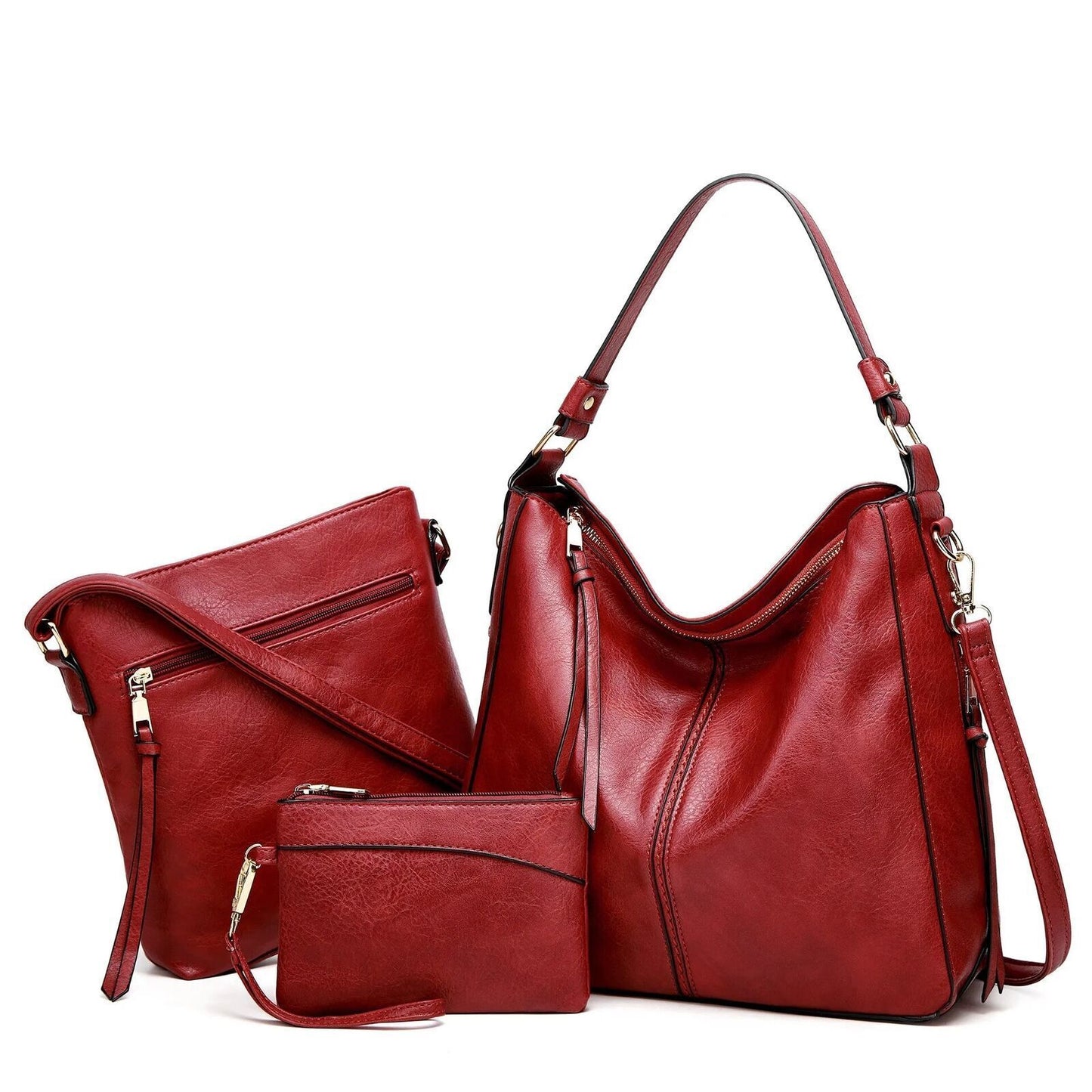 3-piece Suits Women Bag Shoulder Bag Handbag Women Ladies Purse Tote Bag