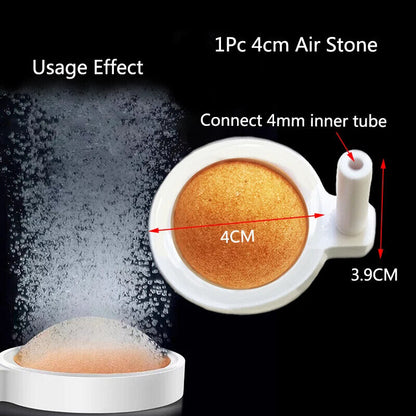 Aquarium Accessories 35 50 80mm Oxygen Aerator Increasing Air Bubble Stone Tools