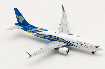 JC Wings OMAN AIR for BOEING 737-8MAX A4O-MA 1/400 diecast plane model aircraft