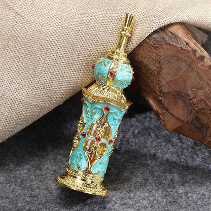 Portable Leakproof Perfume Bottle Enamel Glass Refillable Vial for Oil