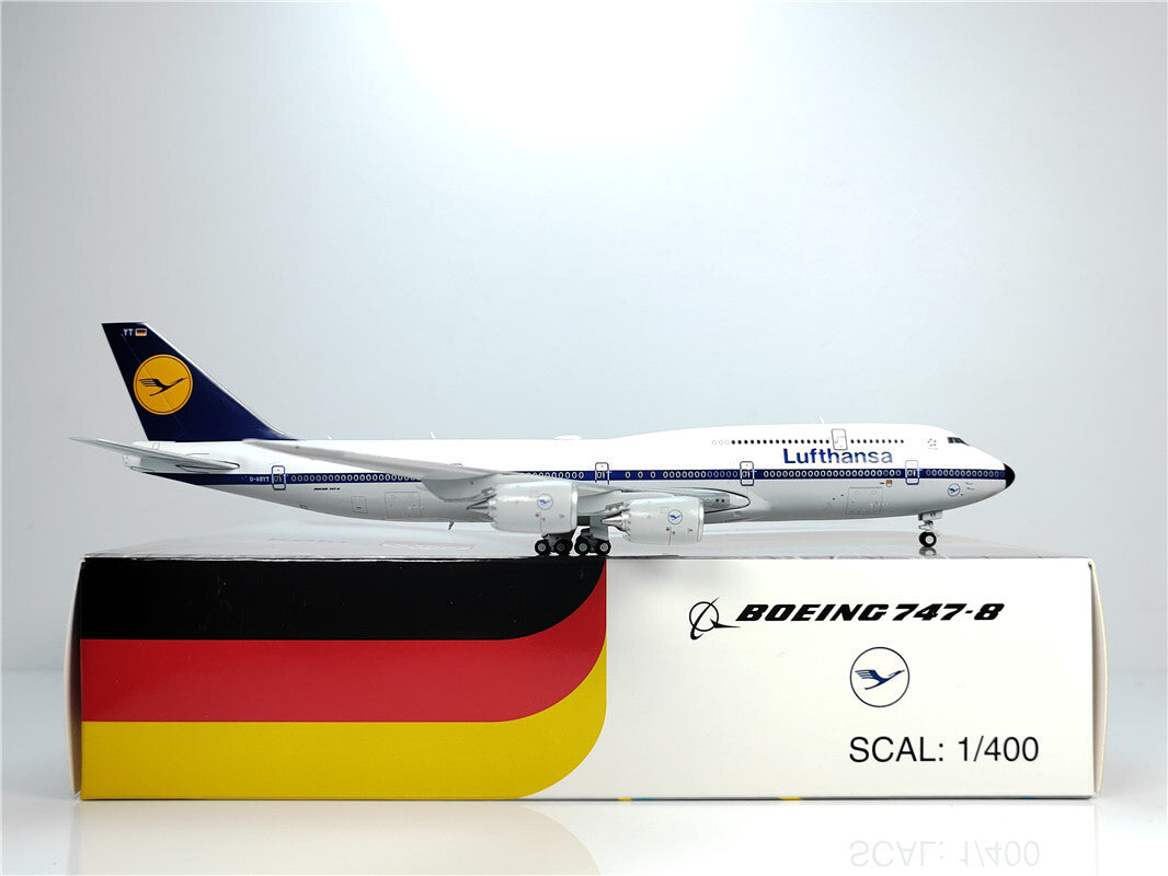 1:400 YY Wings Lufthansa BOEING B747-8 Aircraft Diecast Plane Airplane Model