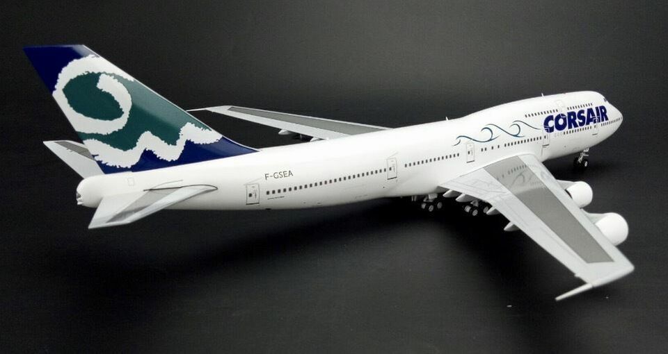 1:200 35CM JC WINGS CORSAIR BOEING 747-300 Passenger Airplane Diecast Model