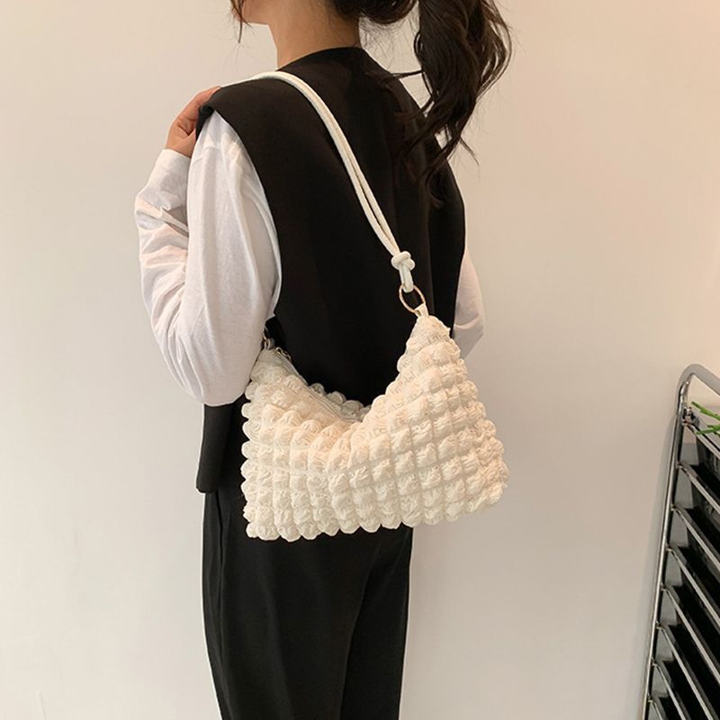 Armpit Bag Underarm Lightweight One Shoulder Bags Small Cotton Square Purse 1PC