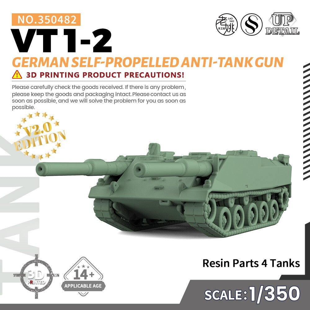 SS482 1/200/350/700 Model German VT 1-2 Self-Propelled Anti-Tank Gun