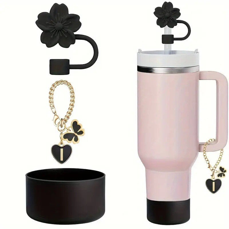 3Pcs Accessories Set for Stanley Cup 40 30oz Insulated Sleeve Travel Cup