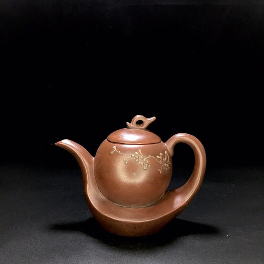 vintage chinese yixing purple clay teapot zisha ceremony teaware collection rare