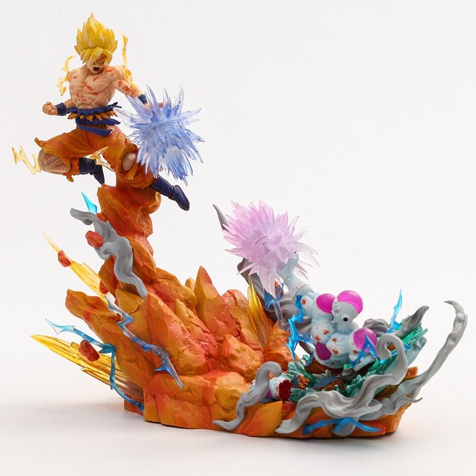 Anime Dragon Ball Z Son Goku VS Frieza PVC Actionfigur Modell Spielzeug Statue Geschenk-
