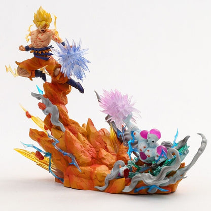 Anime Dragon Ball Z Son Goku VS Frieza PVC Actionfigur Modell Spielzeug Statue Geschenk-