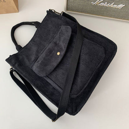Corduroy Bag Shoulder Bag Luxury Handbags Shopper Book Messenger Crossbody Bag