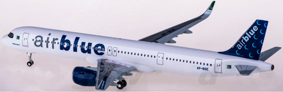1:200 Hogan AirBlue AIRBUS A321neo Passenger Airplane ABS Plastic Aircraft Model