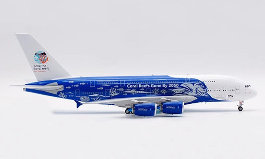 1:200 37CM SQ Wings Hifly AIRBUS A380 Passenger Airplane Diecast Aircraft Model