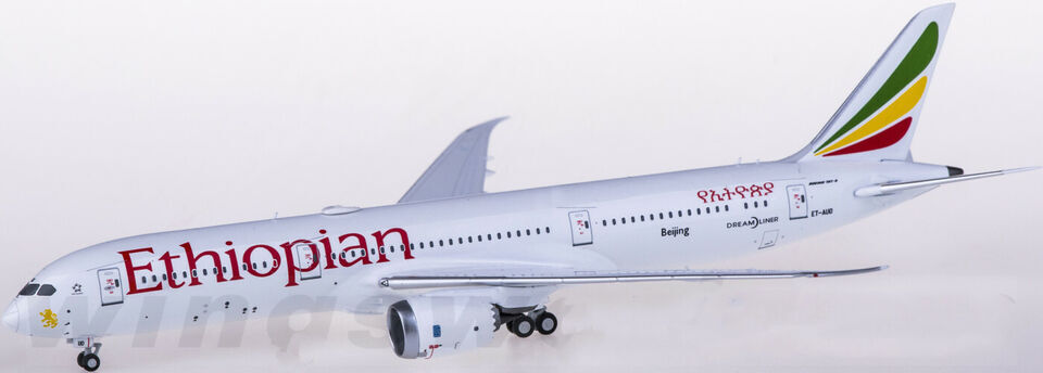 1:400 NG Model Ethiopian BOEING 787-9 Passenger Airplane Diecast Aircraft Model