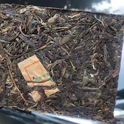 500g Yunnan Pu'er Tea 2003 Banzhang Spring Puerh Raw Tea Brick Old Pu-erh Tea