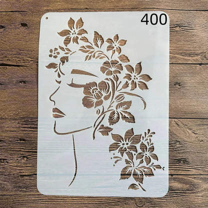 Wall Painting Stencils A4 Plastic Stamp Scrapbook Album Embossing Craft Template