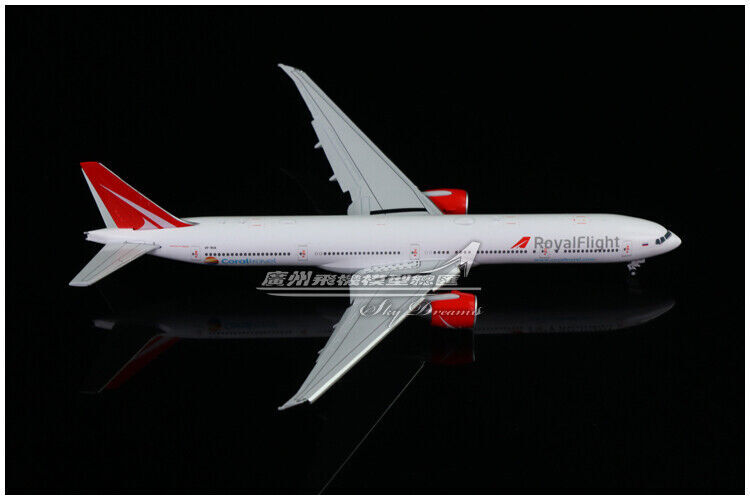 1:400 JC Wings Royal Flight BOEING 777-300ER Airplane Flap Down Diecast Model