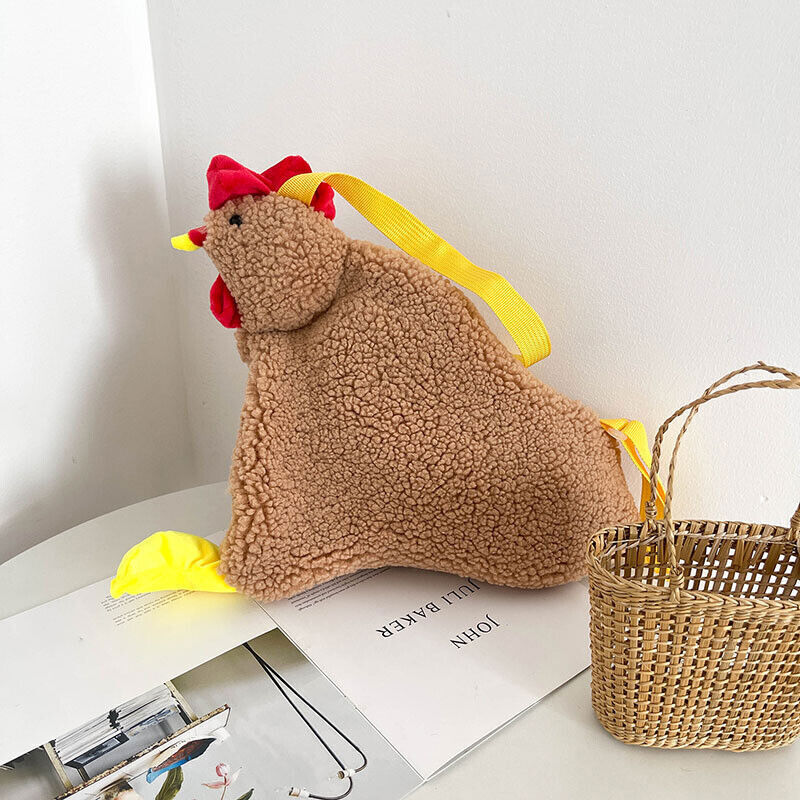 NEW Fashion Women Crossbody Bag Cartoon Chicken Pattern Casual Shoulder Bags US