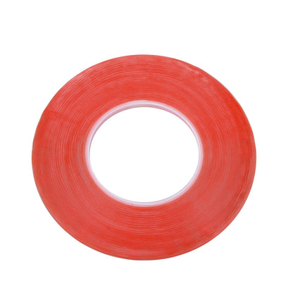 1Pc Double Sided Strong Adhesive Super Sticky Clear Tape 5mm Width 50m Length yy