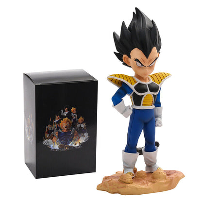 Anime Dragon Ball Young Vegeta PVC Action Figure Statue Model Toy Collection Gif